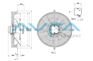 S4E450-AO09-01 Осевой вентилятор ebmpapst