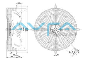 S4E315-AP18-30 Осевой вентилятор ebmpapst