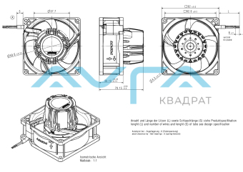 AC 3200JLU Вентилятор компактный ebmpapst