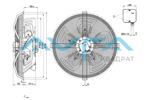 S4D630-BD01-02 Осевой вентилятор ebmpapst