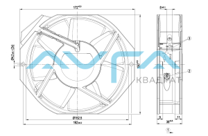 W2E142-BB01-01 Осевой вентилятор ebmpapst