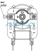 YJ61-14A B2295YJ007A Вентилятор горячего воздуха KELI 