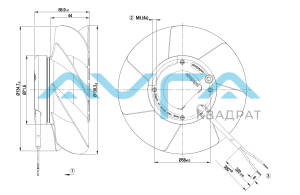 A2S130-AA25-01 Осевой вентилятор 130 мм ebmpapst