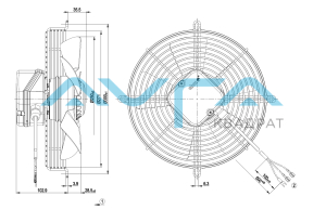 S2E250-AF06-12 Осевой вентилятор ebmpapst