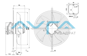 S2E300-BP02-36 Осевой вентилятор ebmpapst