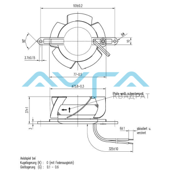 8880 TA Вентилятор компактный ebmpapst