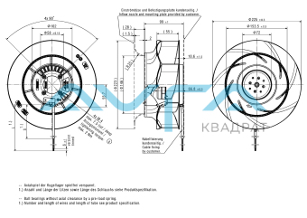 RER 225-55/18/2 TDO Вентилятор компактный ebmpapst