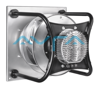 ECF(K)6E280-PLHDAL3Y-PRF Центробежный ЕС-вентилятор Sanmu с монтажной пластиной и креплением "паук", со штуцером отбора давления