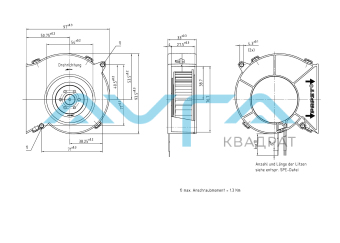RL 65-21/14/37 HP Вентилятор компактный ebmpapst