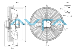 S4D450-AO14-02 Осевой вентилятор ebmpapst