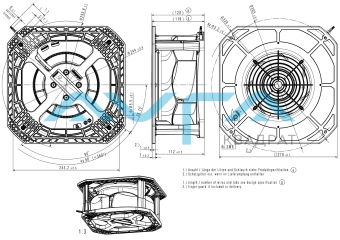 RG 225-55/14/2 TDMLO Вентилятор компактный ebmpapst