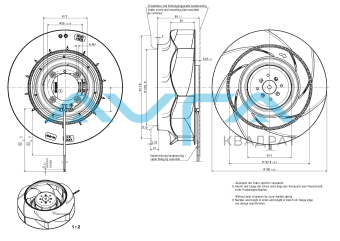 RER 190-39/14/2 TDMLO Вентилятор компактный ebmpapst