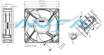 ACi 4420 HH Вентилятор компактный ebmpapst