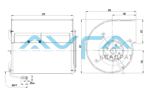 D4E160-FH12-05 Центробежный вентилятор ebmpapst
