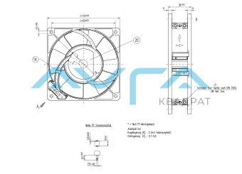 9588 Вентилятор компактный ebmpapst 
