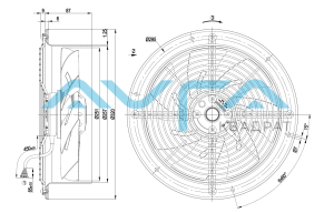 W2D250-CI02-01 Осевой вентилятор ebmpapst