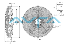 S6D710-AH01-01 Осевой вентилятор ebmpapst