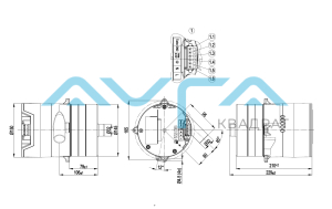 G3G125-AA20-10 Центробежный (радиальный) вентилятор ebmpapst