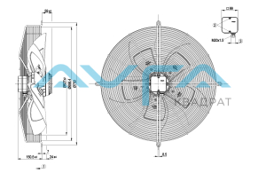 S6E630-AE01-01 Осевой вентилятор ebmpapst