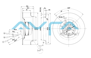R2S175-AA07-39 Центробежный вентилятор ebmpapst