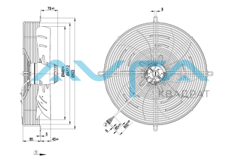 S4D450-AP01-02 Осевой вентилятор ebmpapst