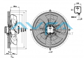 S4E450-BO09-05 Осевой вентилятор ebmpapst