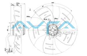 A4D450-AP01-02 Осевой вентилятор ebmpapst