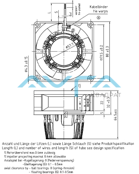 8300 H Вентилятор компактный ebmpapst AC