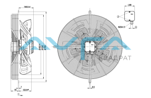 S4D560-BQ01-05 Осевой вентилятор ebmpapst