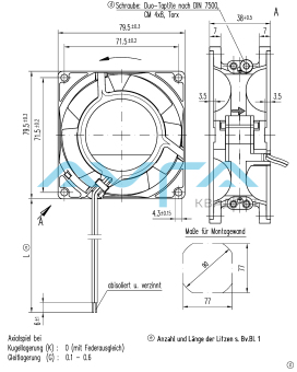 8524 VW Вентилятор компактный ebmpapst 