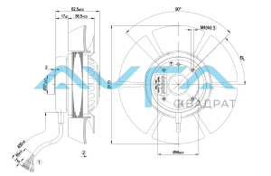 A2D170-AA04-02 Осевой вентилятор ebmpapst