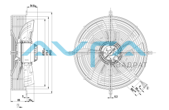 S4E350-AN02-31 Осевой вентилятор ebmpapst