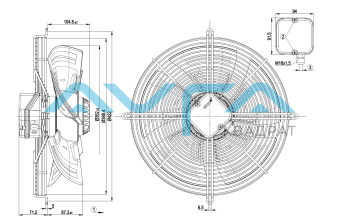 S4E350-BN02-37 Осевой вентилятор ebmpapst