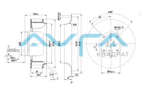 R1G120-AD13-02 Центробежный (радиальный) вентилятор ebmpapst