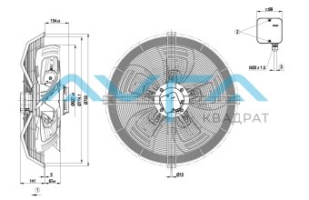 S4D630-AD01-01 Осевой вентилятор ebmpapst