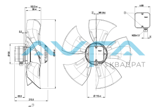 A4D450-AO10-04 Осевой вентилятор ebmpapst