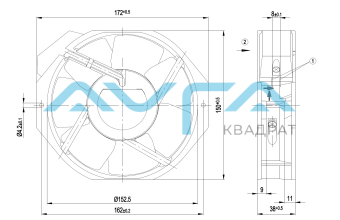 W2E142-BB05-01 Осевой вентилятор ebmpapst