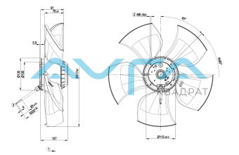 A4E420-AU01-05 Осевой вентилятор ebmpapst