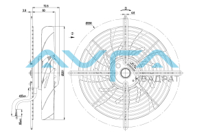 S2E250-BM06-01 Осевой вентилятор ebmpapst