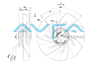 A4E250-AH02-01 Осевой вентилятор ebmpapst