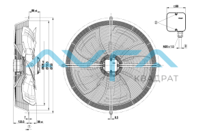 S8D630-AN01-01 Осевой вентилятор ebmpapst