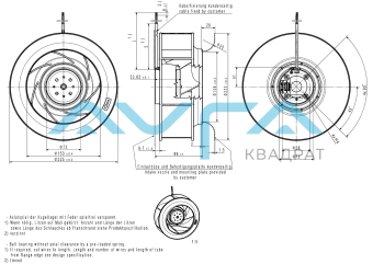 RER 225-63/18/2 TDOR Вентилятор компактный ebmpapst