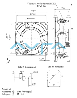 8500 V Вентилятор компактный ebmpapst 