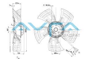 A4D300-AS34-02 Осевой вентилятор ebmpapst