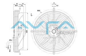 S4E250-AI02-01 Осевой вентилятор ebmpapst