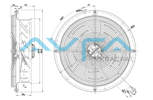 W4E400-CP02-31 Осевой вентилятор ebmpapst