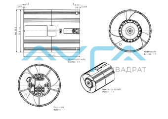 AC 100 NR-017 Вентилятор компактный ebmpapst high pressure impeller