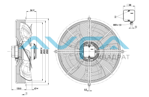 S4E500-AM03-01 вентилятор осевой ebmpapst