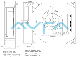 RG 160-28/14 NTDT Вентилятор компактный ebmpapst