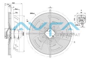 S4E400-BP02-36 Осевой вентилятор ebmpapst